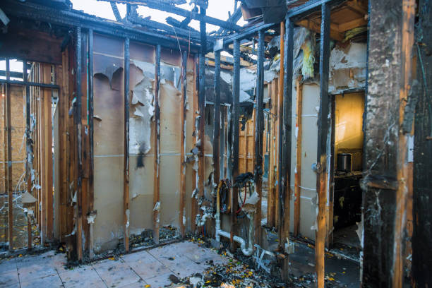 Professional Fire Damage Removal technician working in Hampstead, MD